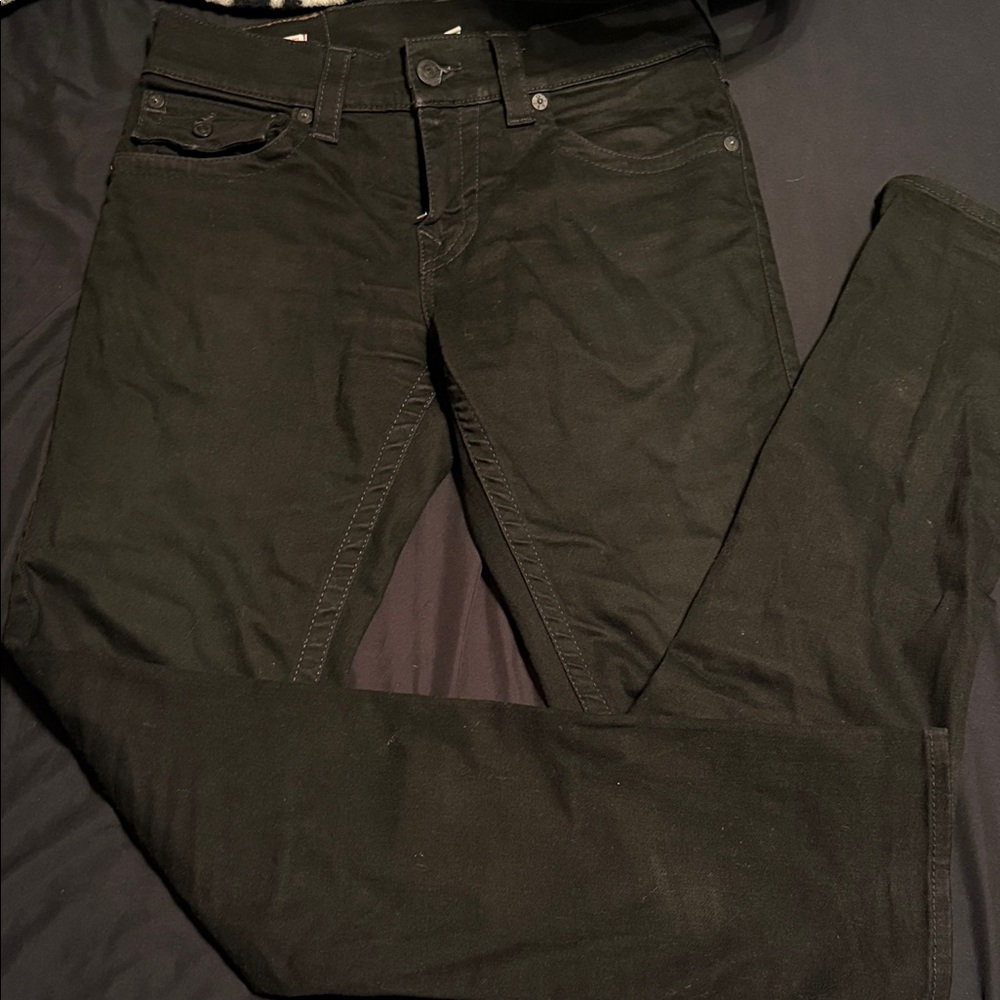 True Religion Black Denim Pants